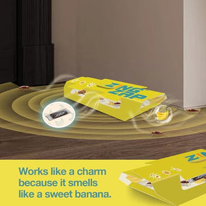 13-Pack Roach Glue Traps - Banana Scented – Infused with Natural Bait for Maximum Effectiveness