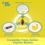 Load image into Gallery viewer, 13-Pack Roach Glue Traps - Banana Scented – Infused with Natural Bait for Maximum Effectiveness
