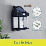 Load image into Gallery viewer, Solar Powered Motion-Sensor Wall Lamp
