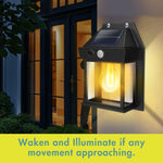 Load image into Gallery viewer, Solar Powered Motion-Sensor Wall Lamp
