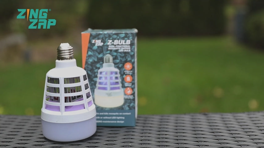 Dual-Function Mosquito Zapper LED Light Bulb