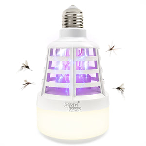 Dual Function Mosquito Zapper LED Light Bulb ZingZapUSA