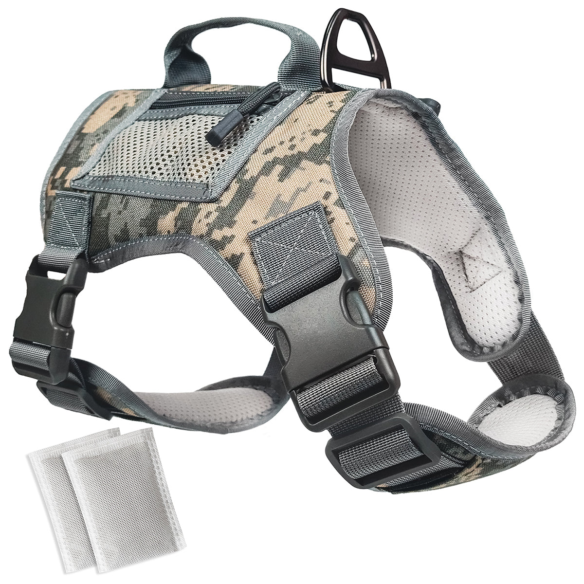 Tactical Dog Harness Adjustable Size, Waterproof Vest