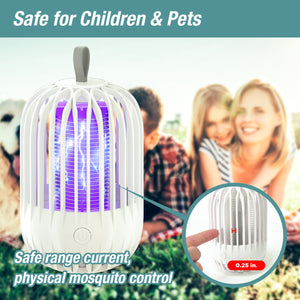 Portable Dual-Function Mosquito Zapper & LED UV Lamp